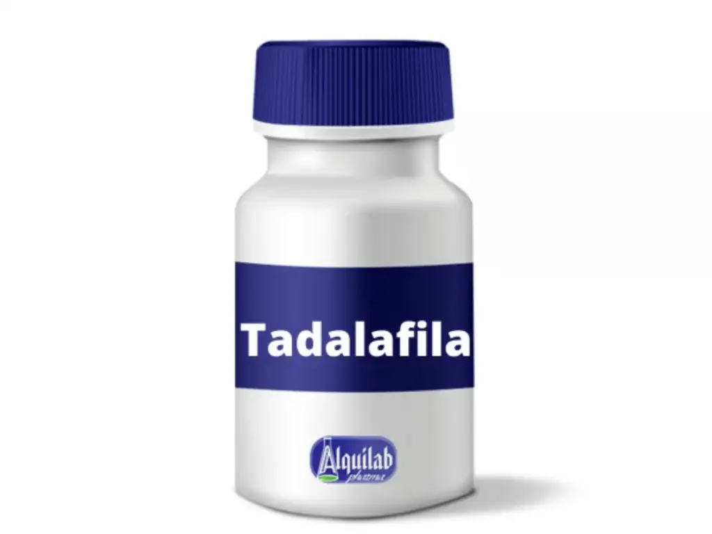 Frasco de Tadalafila.